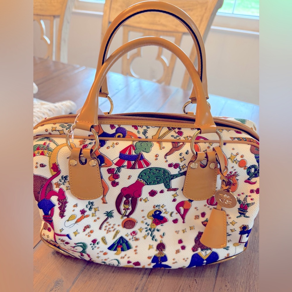 Piero Guidi Magic Circus White Handbag